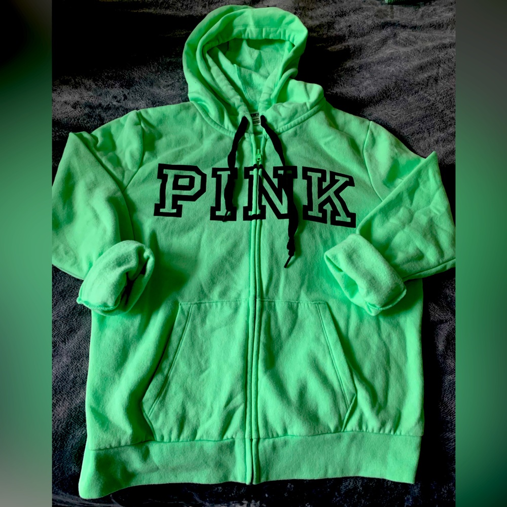 Lime green jacket